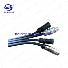 Chine Connecteur M12 gris et multi composé - traitement fait sur commande de câblage de câble plat de fibre fournisseur