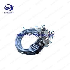 Chine Amphenol LCC17 D - les SOUS connecteurs 3W3 femelles et PVC 2.5mm2 gris câblent le câblage de soudure fournisseur