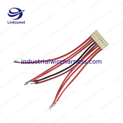 JST VHR - 8N Automotive Wiring Harness RD / BK 1015 18AWG Vehicle Wiring Harness
