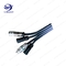 Connecteur M12 masculin et multi composé - traitement fait sur commande de câblage de câble plat de fibre fournisseur