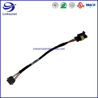 30-18AWG multinucléaire et étendu, connecteurs simples de rectangle de rangée de 43640 séries 3.00mm avec des oreilles de bâti de panneau pour le harnais de fil