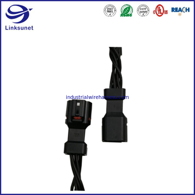 Mâle rectangulaire Pin Wire Harness de connecteurs de résistant à l'eau de Df62W pour le traitement adapté aux besoins du client